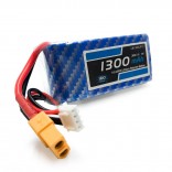 BATERIA DE LIPO 3S 11.1V 1300MAH 30C / 60C PLUG XT60 WLTOYS LEÃO LB1300LP3